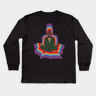 Zen Meditation Kids Long Sleeve T-Shirt